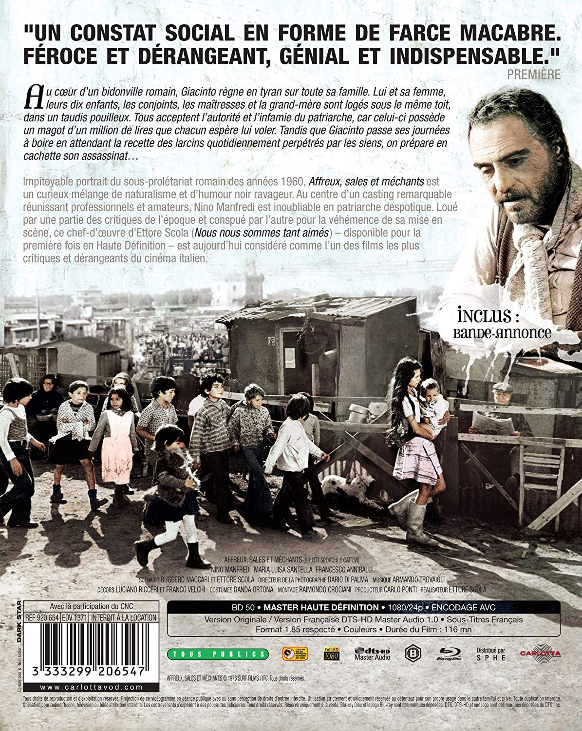 Affreux, sales et méchants Blu-ray (Amaray) – Image 2