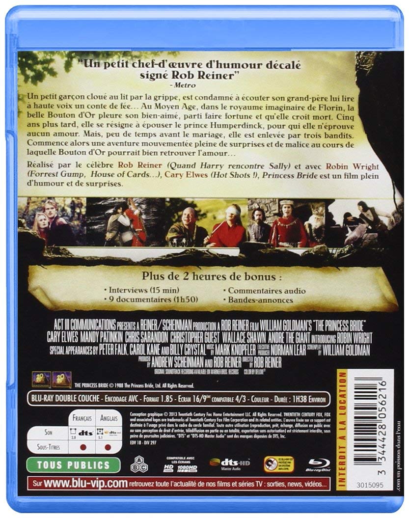 Princess Bride Blu-ray (Amaray) – Image 2