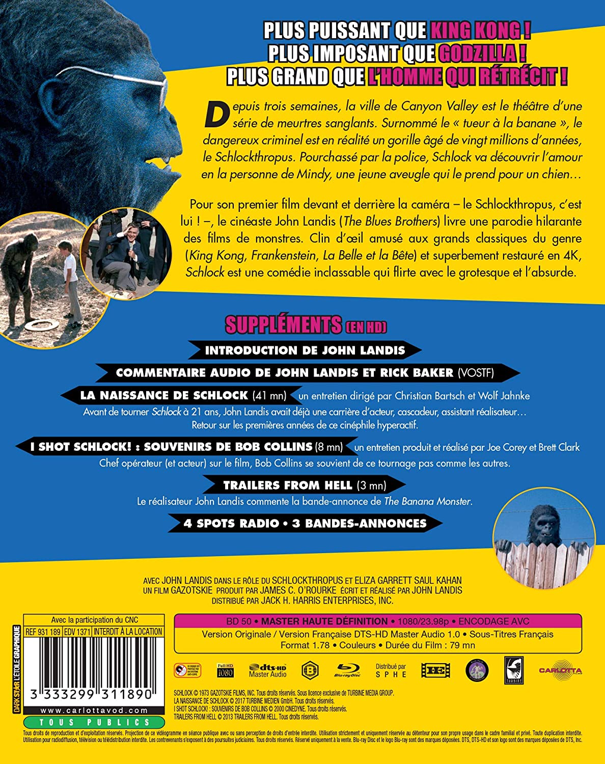 Schlock Blu-ray (Amaray) – Image 2