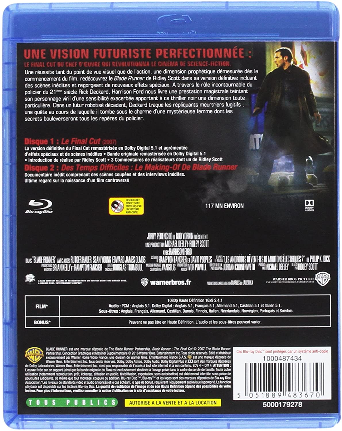 Blade Runner Blu-ray (Amaray) – Image 2