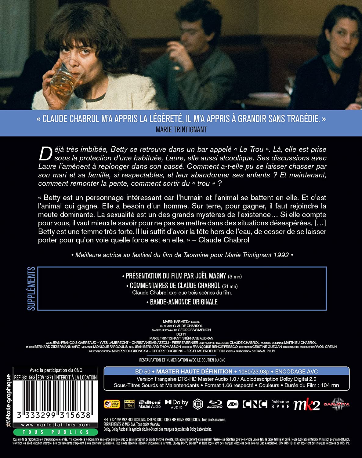 Betty Blu-ray (Amaray) – Image 2