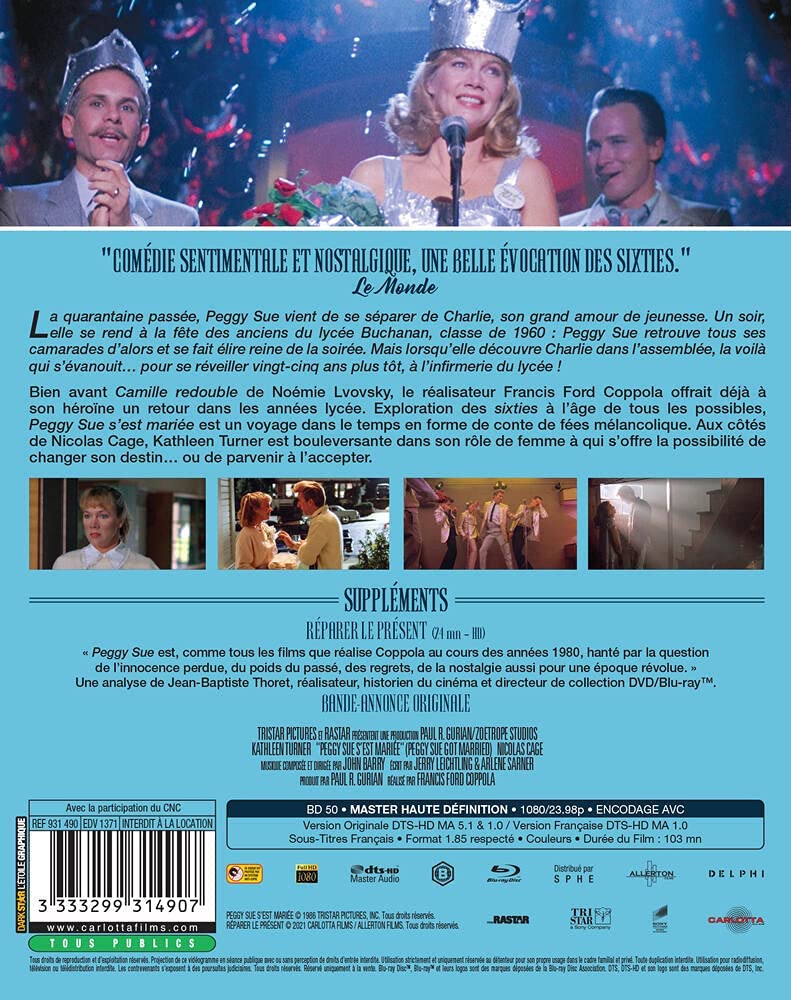 Peggy Sue s'est mariée Blu-ray (Amaray) – Image 2