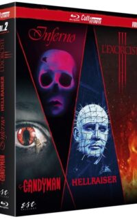 Cult'horror vol 2 Coffret 4 Blu-ray (Amaray)
