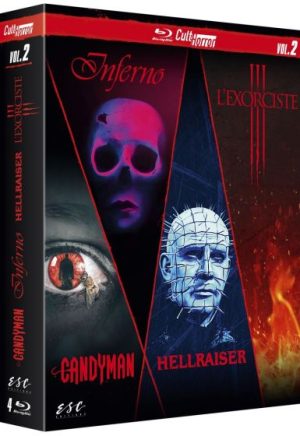 Cult'horror vol 2 Coffret 4 Blu-ray (Amaray)