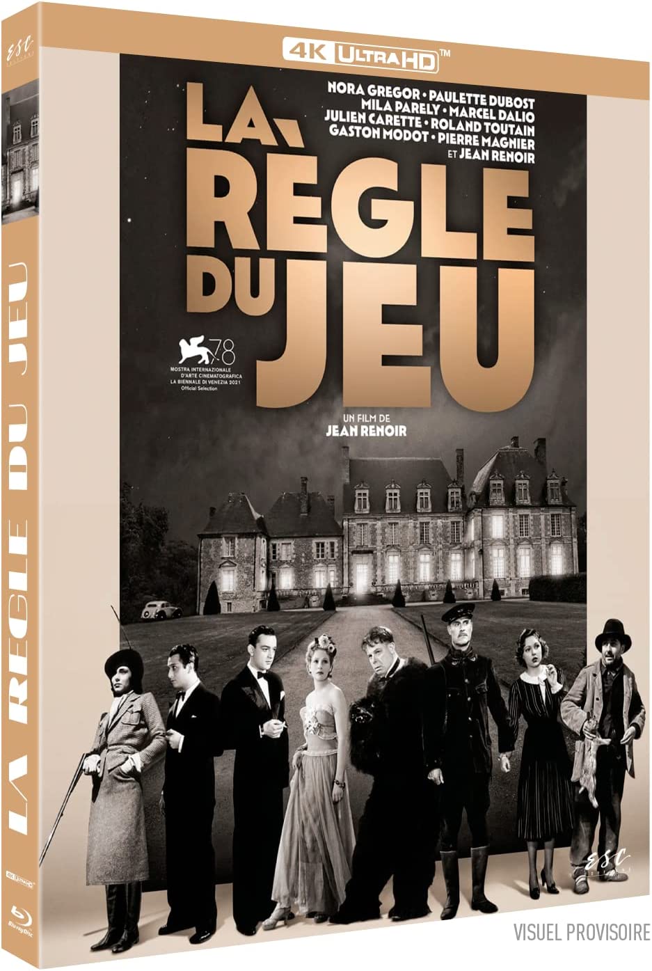 La Règle du jeu 4K Blu-ray (Amaray)