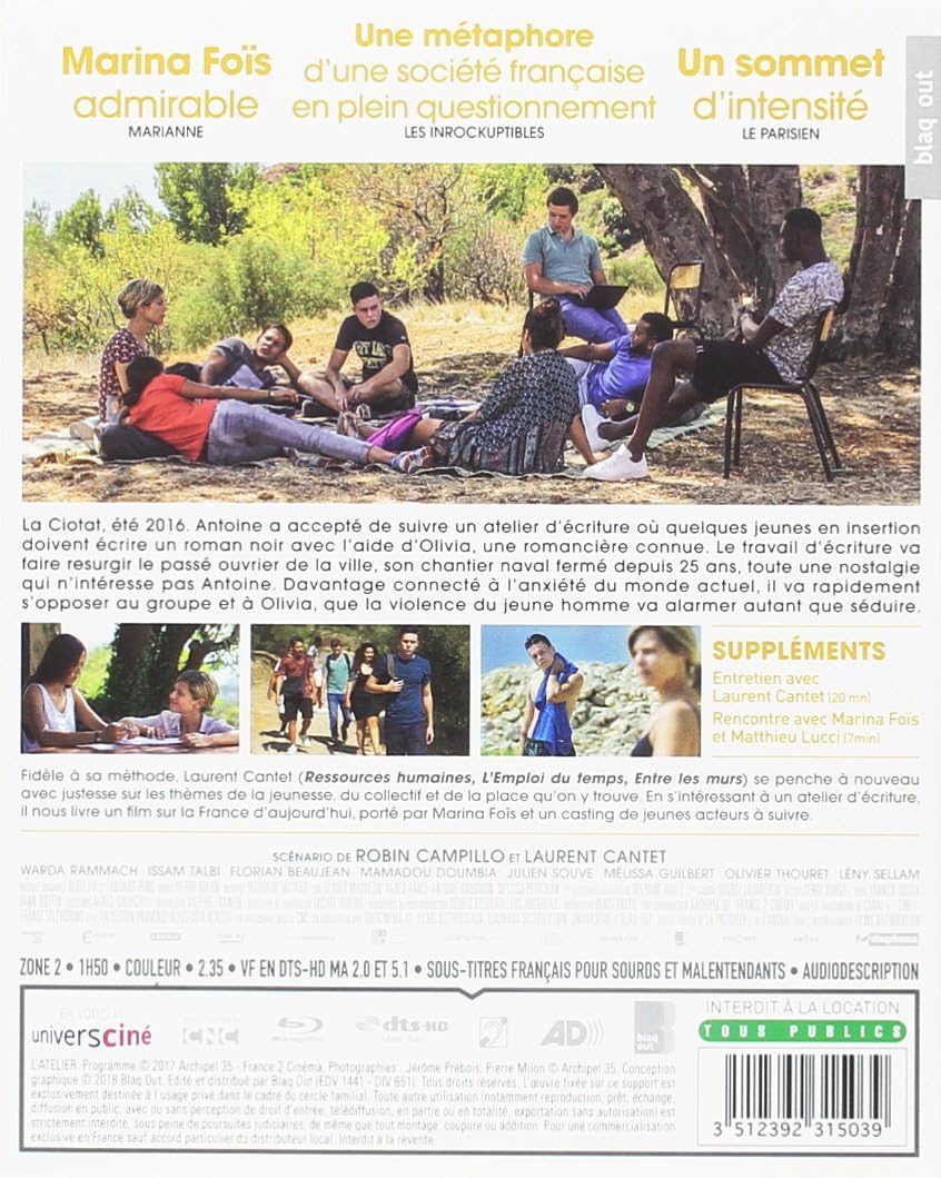 L'Atelier Blu-ray (Amaray) – Image 2