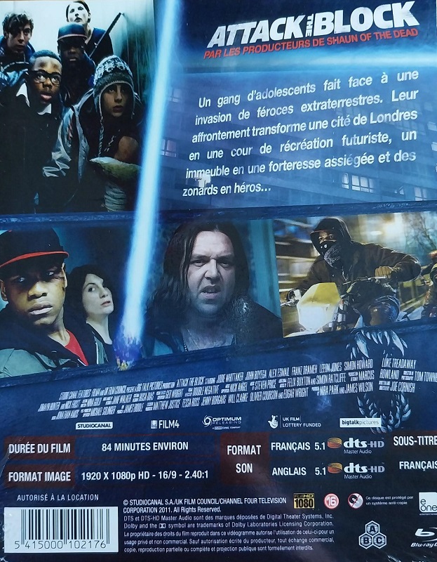 Attack The Block Blu-ray (Amaray) - Bluecats