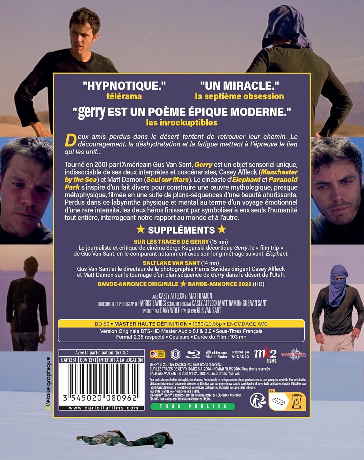 Gerry Blu-ray (Amaray) – Image 2