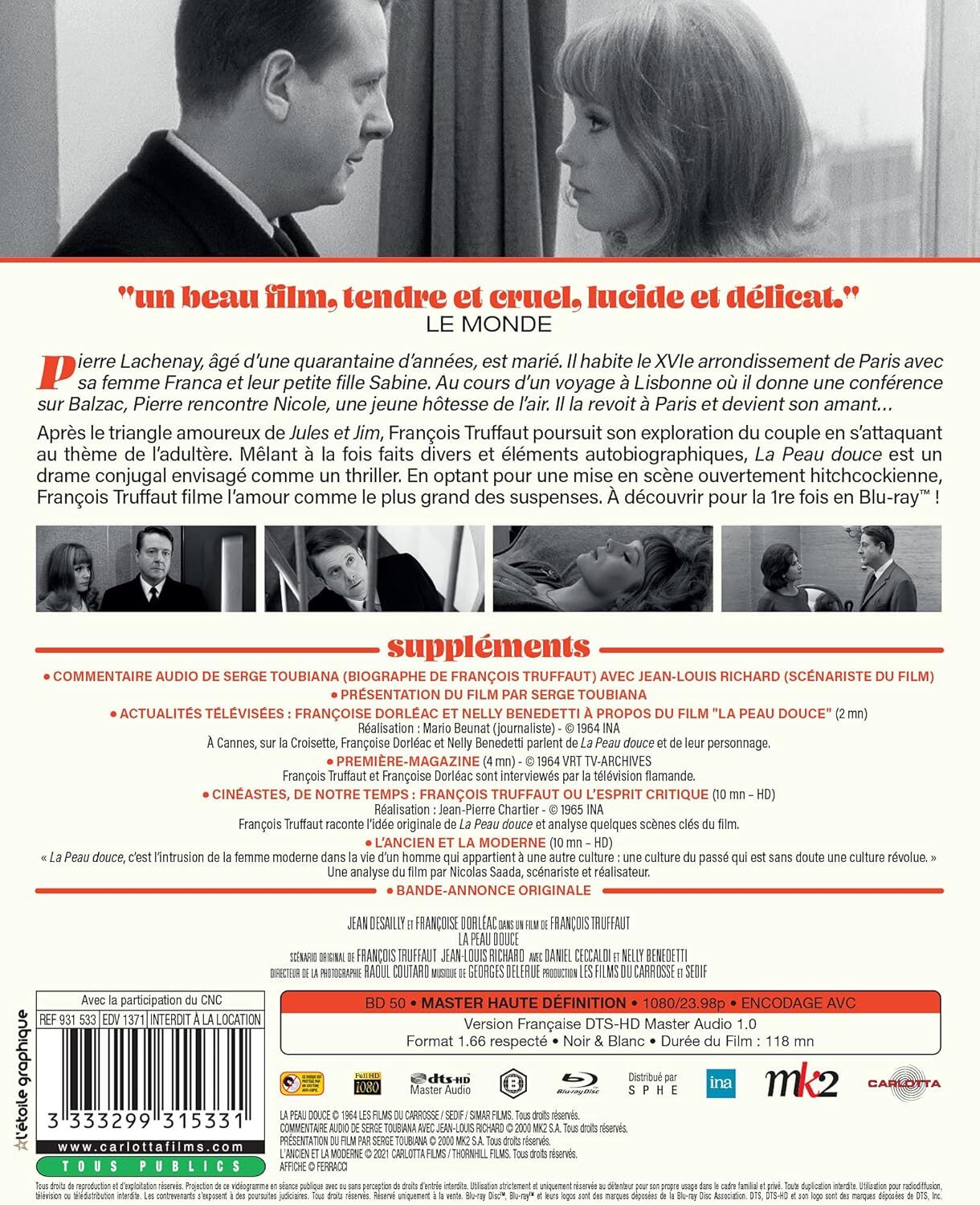 La Peau douce Blu-ray (Amaray) – Image 2
