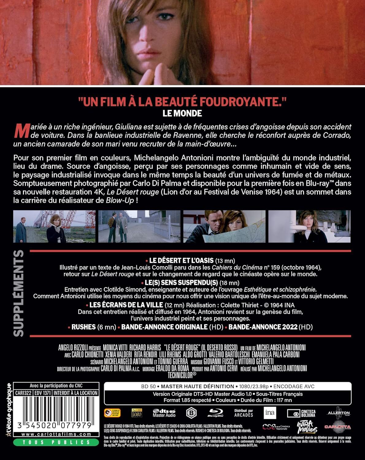 Le Désert Rouge Blu-ray (Amaray) – Image 2