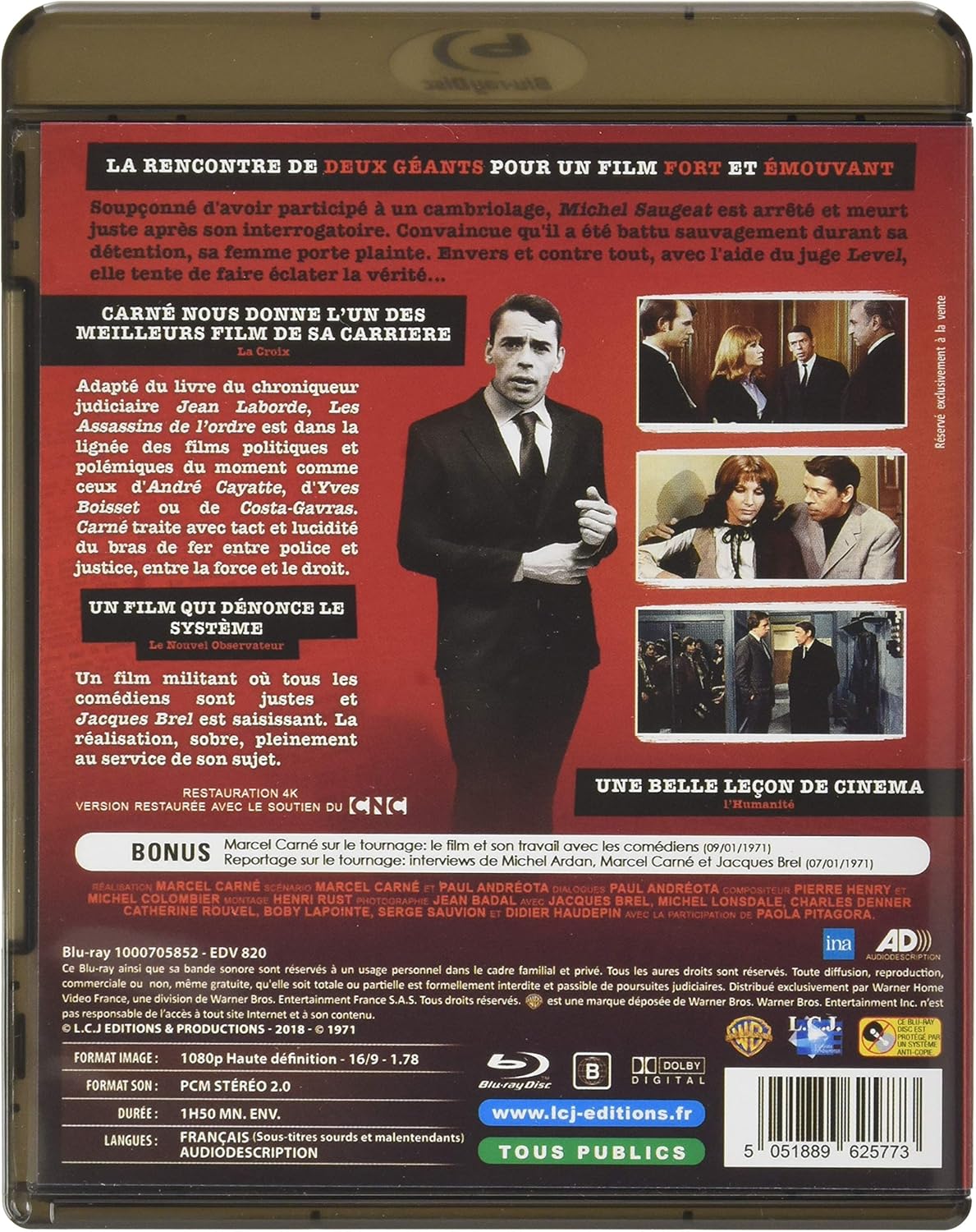Les Assassins de l'ordre Blu-ray (Amaray) – Image 2