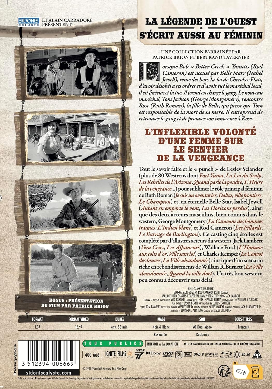 La Fille de Belle Starr Combo Blu-ray + DVD (Boitier DVD) – Image 2