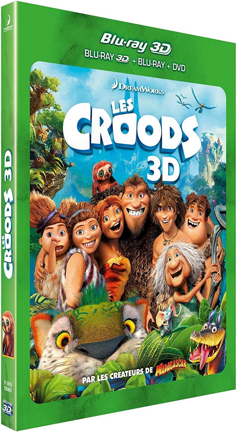 Les Croods Blu-Ray 2D/3D (Amaray)